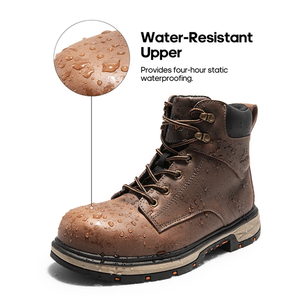 Water resistant steel toe boots new arrivals